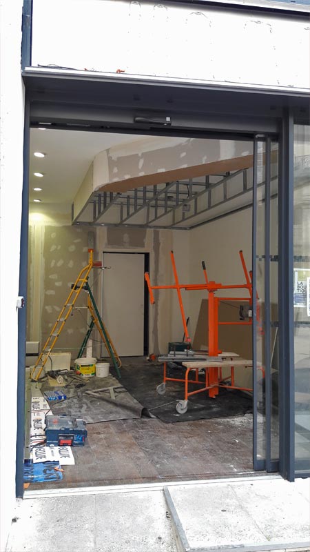 Agencement d'une boutique