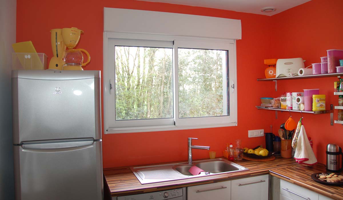 Fenêtre PVC avec stores