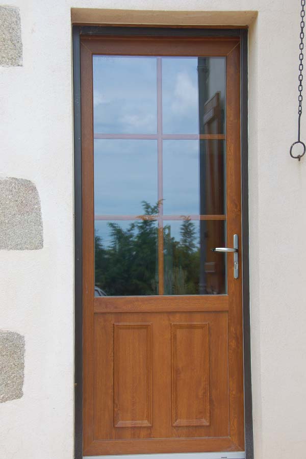 Porte aluminium imitation bois Porte aluminium imitation bois